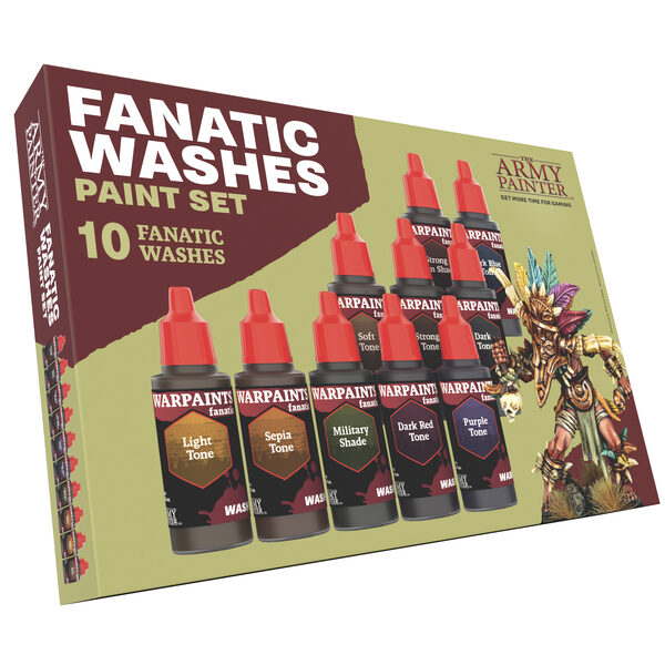 Warpaints Fanatic: Washes Paint Set - Combo